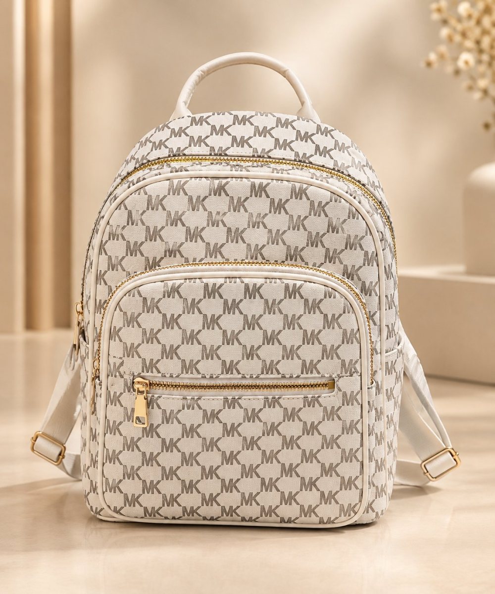 Mochila Monograma Beige